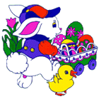 Gif animé Pâques lapin